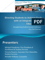 Directing Students to Achieve Goals with an Integrated Student Education Plan