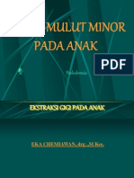 Minlec Pedo Bedah Mulut Minor Pada Anak