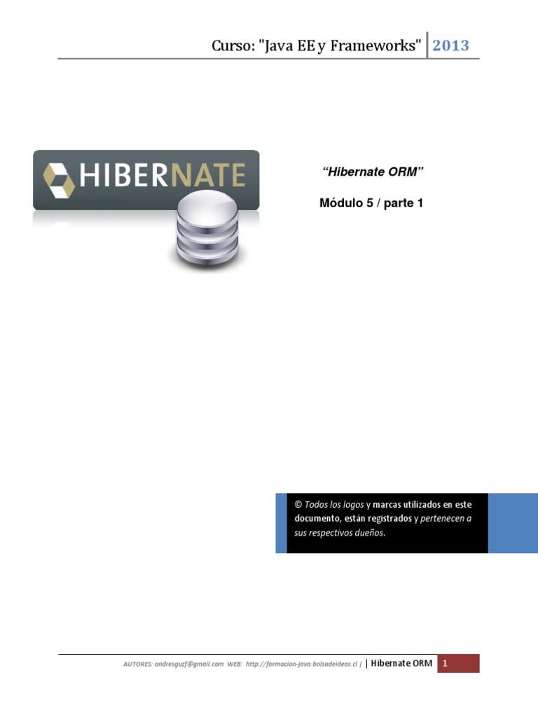 5 1 Workshop Hibernate | PDF | Mapeo Relacional de Objetos ...
