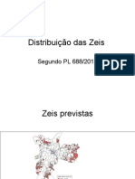 Distribuição das Zeis