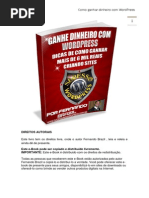 Ganhe Dinheiro Com WordPress