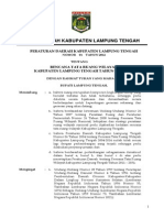 Peraturan Daerah kabupaten Lampung Tengah Nomor 01 Tahun 2012 Tentang Rencana Tata Ruang Wilayah Kabupaten Lampung Tengah Tahun 2011 - 2031
