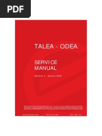 Download Service Manual Talea Odea Rev 032 by sasizzo78 SN186204233 doc pdf