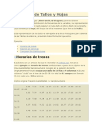 Diagrama de Tallos y Hojas