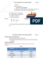 Condensadores con dieléctrico: propiedades, cálculos y aplicaciones