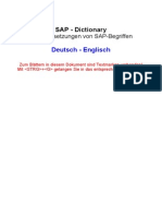 SAP Dictionary German English