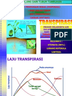 3b.transpirasi, Absorbsi