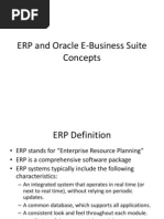 ERP and Oracle E-Business Suite Concepts