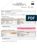 Declaraţie Privind Obligaţiile de Plată La Bugetul de Stat