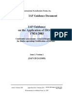 IAF-GD24-2009 Guidance on ISO 17024 Issue 2 Ver2