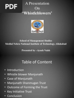 Whistleblower - Manjunath