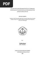 Download Analisis Pengaruh Promosi Penjualan terhadap Peningkatan Volume Penjualan pada Batik Putri Kenanga Pekalongan by yoedhoe SN18624978 doc pdf