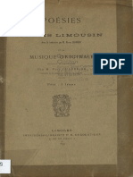 Poésies en Patois Limousin / Avec La Traduction Par M. Pierre Laforest Et La Musique Originale Recueillie Et Collationnée Par M. Paul Charreire