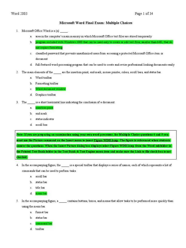 ms-word-mcqs-microsoft-word-multiple-choice