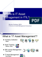 Asset Management For ITSMF Nicole Conboy, NCA