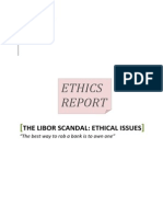 LIBOR Scandal Ethical Issues