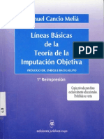 CANCIO MELIA Lineas Basicas de La Teoria de La Imputacion Objetiva