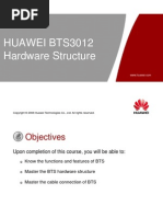 HUAWEI BTS3012 Hardware Structure PDF