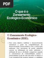 Zoneamento Ecologico Economico e Conservação da Genetica