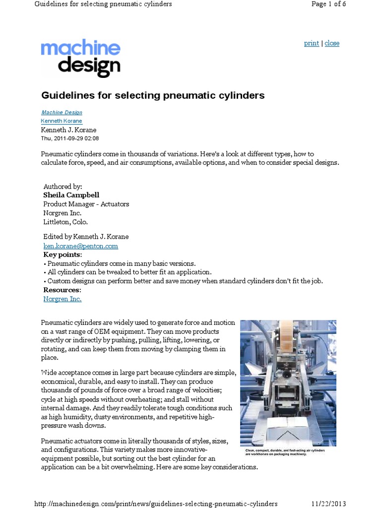 guidelines for selecting pneumatic cylinders.pdf Cylinder (Engine