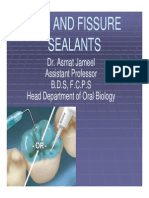 Pits and Fissure Sealants