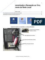 Tutorial de Transmissão e Recepção Ao Vivo