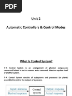 Automatic Controllers & Control Modes