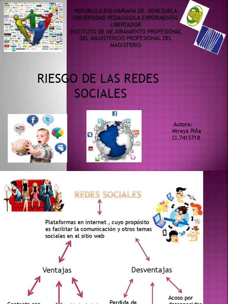 Riesgos y Ventajas de Redes Sociales | PDF | Servicio de redes sociales ...