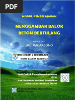 Download MODUL PEMBELAJARAN MENGGAMBAR BALOK BETON BERTULANG by Wiji Wicaksono SN186292605 doc pdf