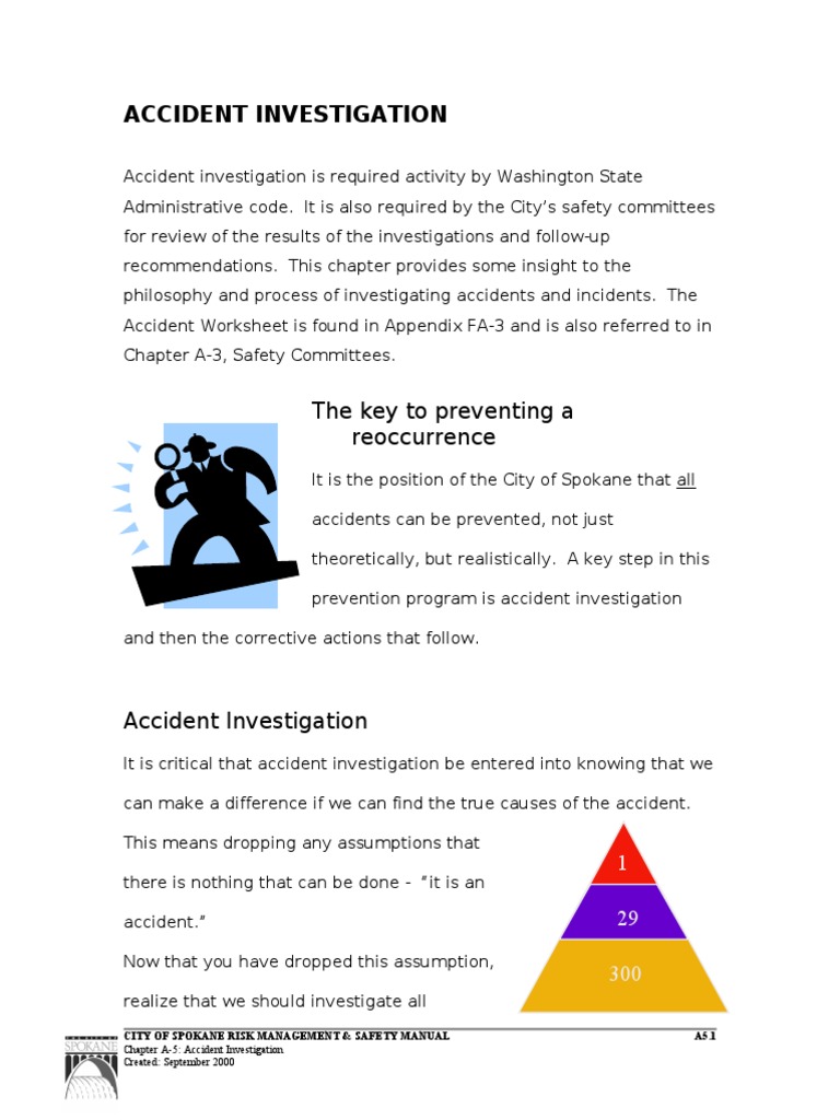 A-5 Accident Investigation | PDF | Risk Management | Causality