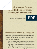 Multidimensional Poverty in The Philippines: Trend, Patterns, and Determinants
