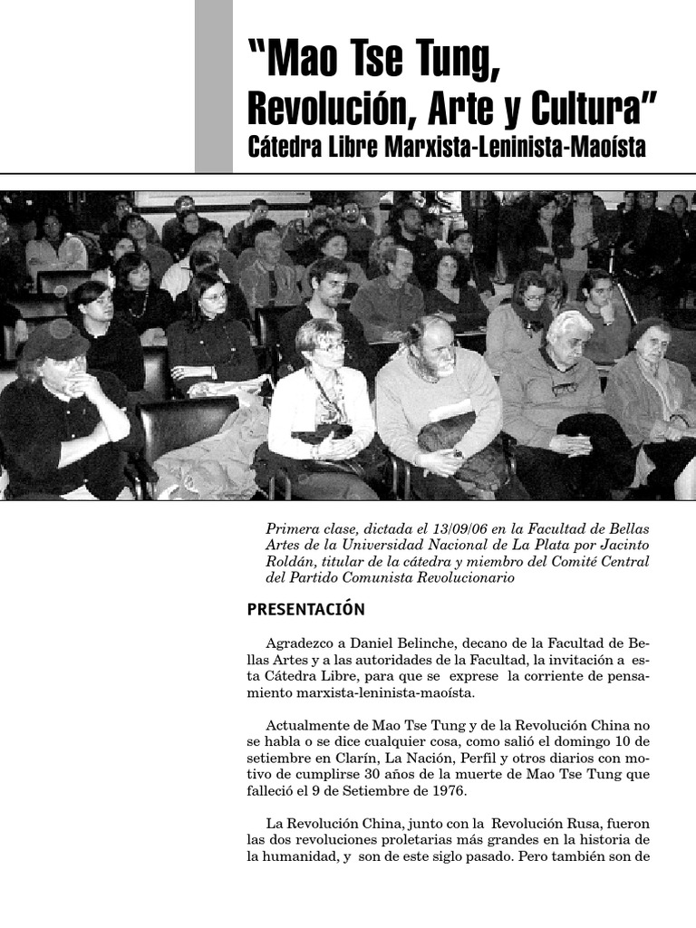Mao Tse Tung y la Revolución China | PDF | Mao Zedong | Partido ...