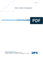 Guidelines: Workshops For Early Career Investigators