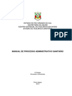 Manual de Processo Administrativo Sanitario