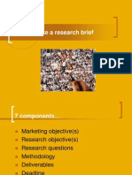 How To Write A Research Brief