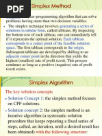 Simplex Method