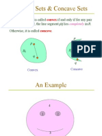 Convex Sets & Concave Sets