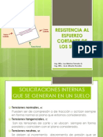 Resistencia al corte de suelos