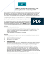 Internal Audit Guidelines Practical Experience 04 PDF