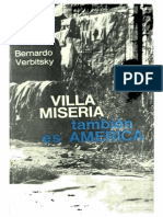 Verbitsky Bernardo - Villa Miseria Tambien Es America