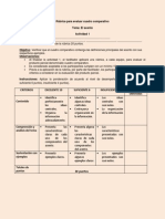 Rbrica Cuadro Comparativo Proyecto