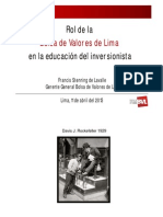 4BVL - La Educación del Inversor - 2013.04