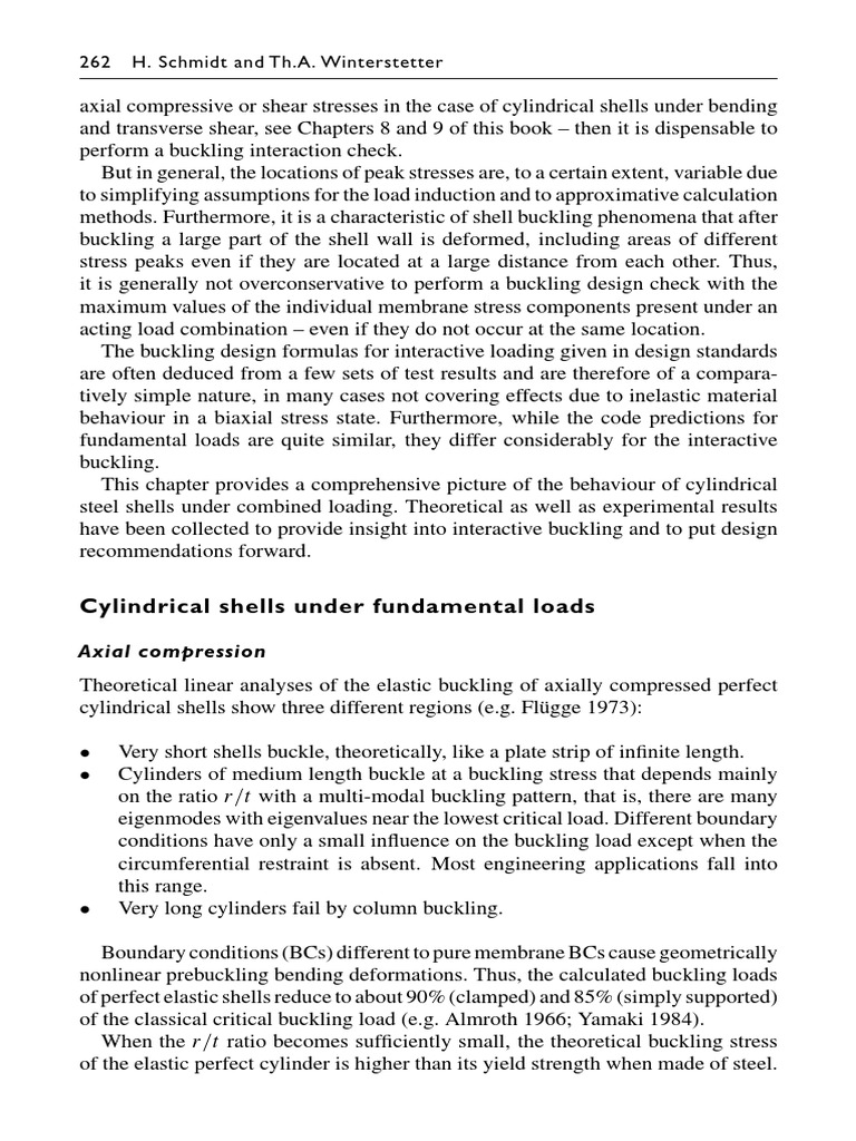 Buckling of Thin Metal Shells 287 | PDF | Buckling | Stress (Mechanics)