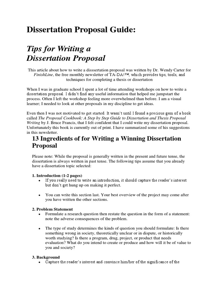 Write my dissertation proposal; writing your dissertation proposal