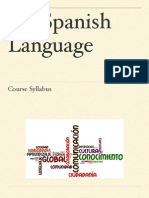 AP Spanish Language: Course Syllabus
