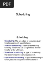 Sequencing and Scheduling