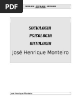 Sociologia - Psicologia e Ontologia