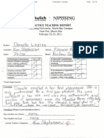 Year 1 - Practice Teaching Report