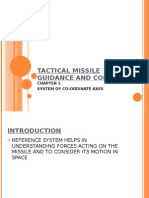 Coordinate System For Tactical Missiles