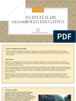 Plan Estatal de Desarrollo Educativo